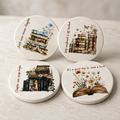 One More Chapter Ceramic Coaster Set
