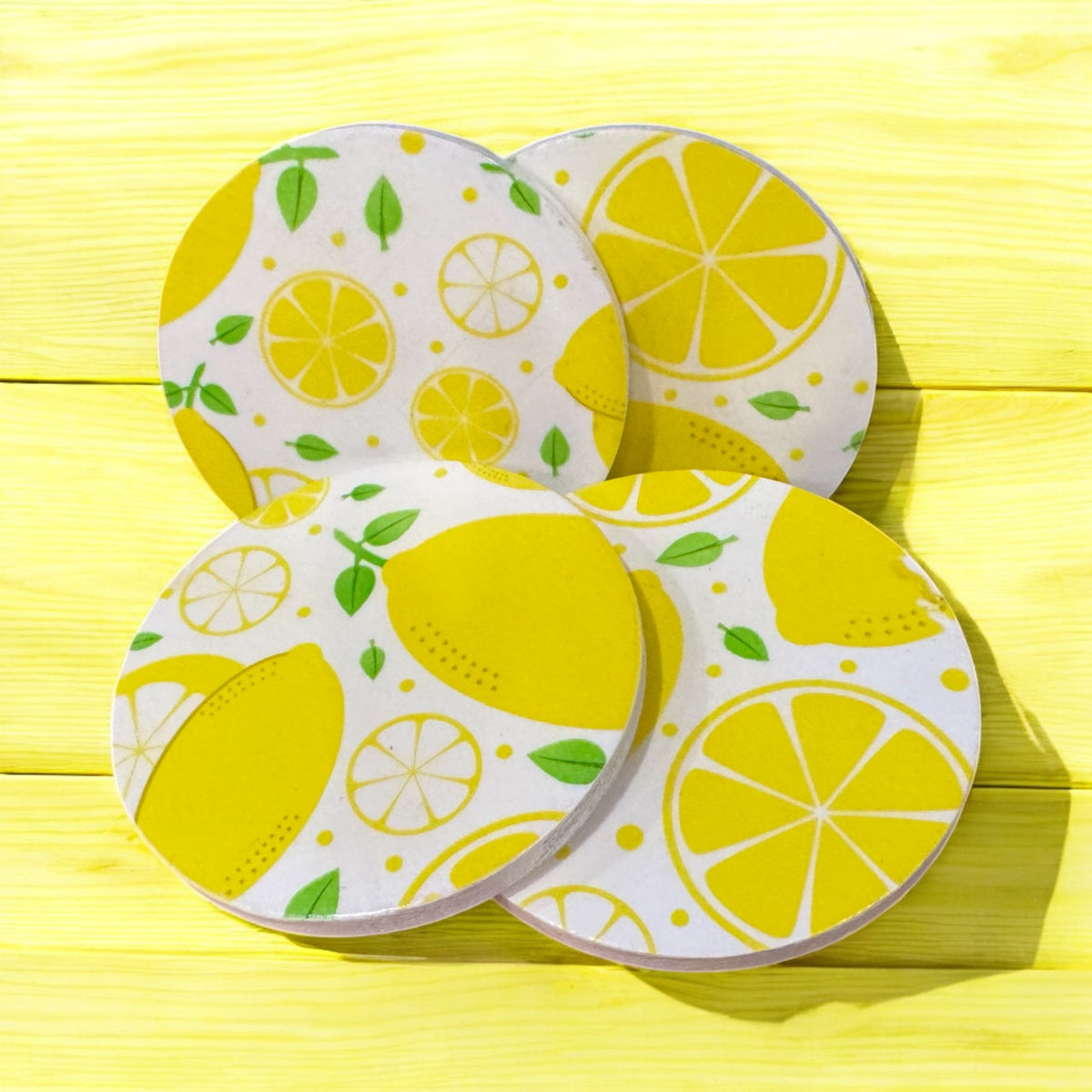Fresh Squeezed Lemon Coaster Set